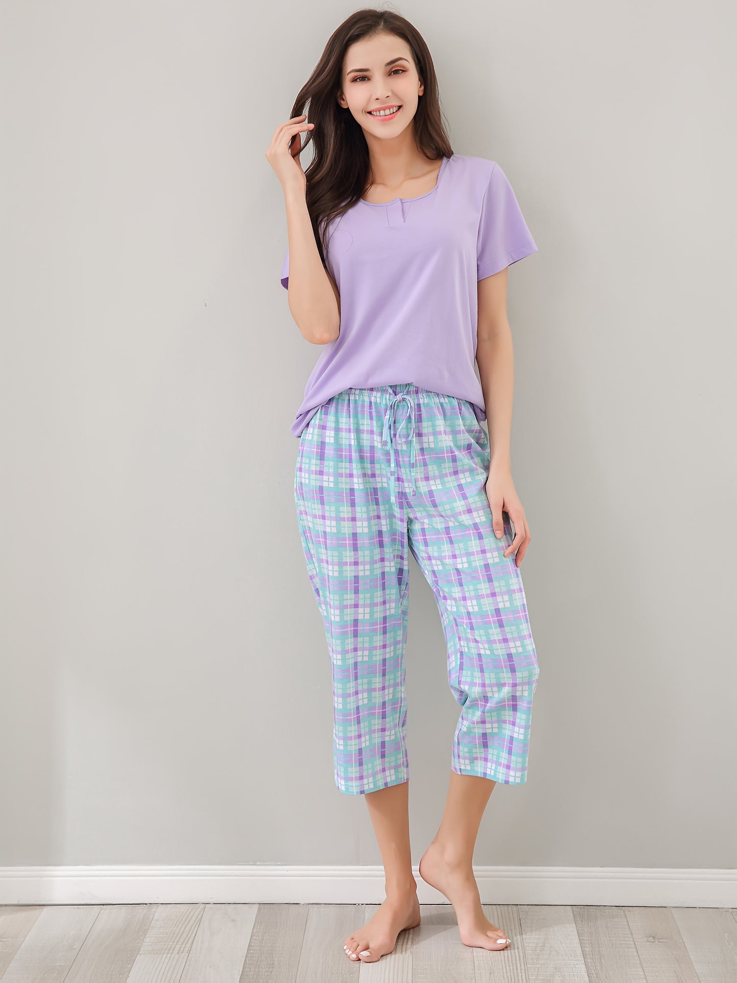 KTSK Pajamas Women Shirt PJ Sets For Women